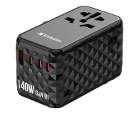 Verbatim Uniwersalny adapter podróżny UTA-10 GaN III USB-C PD 140W QC - 1277156 - zdjęcie 2